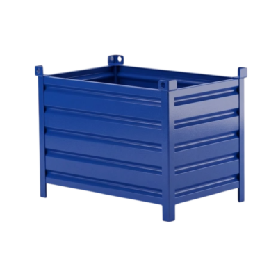Caisse palette en acier sur pieds 800 x 1200 mm CIVSC