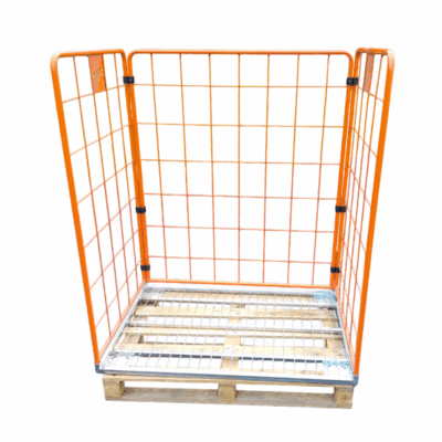 Maxi Roll conteneur 3 côtés PKM13 RAL 2004 – base électro-zinguée hauteur 1500mm