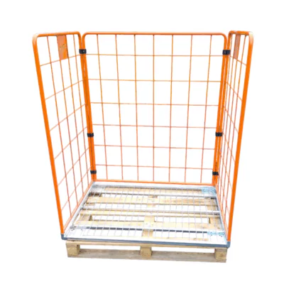 Maxi Roll conteneur 3 côtés PKM13 RAL 2004 – base électro-zinguée hauteur 1500mm