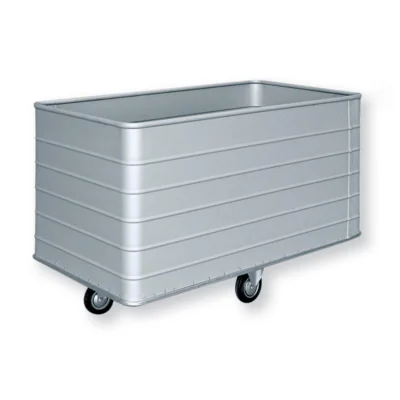 Chariot de transport pour le linge en aluminium CIVA-CTL – Roues 1-2-1