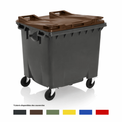 Conteneur mobile de tri sélectif 1100 L – CIVC-CP4-1100L