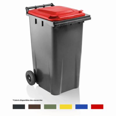 Conteneur poubelle à déchets 240 L CIVC-CP-240L