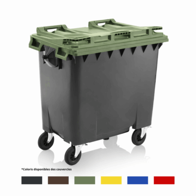Conteneur mobile de tri sélectif 770 L – CIVC-CP4-770L