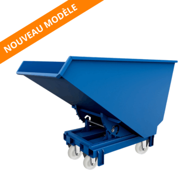 Benne auto-basculante sur roues W-CIAMC-ROUES