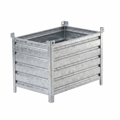 Caisse palette en acier sur pieds 800 x 1200 mm CIVSC