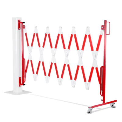 Barrière extensibles avec roues et fixation murale CIVBERFM