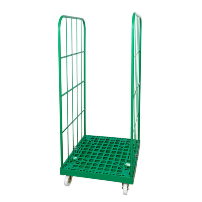 Roll conteneur base plastique 2 côtés peint CIV-RBP02-RAL